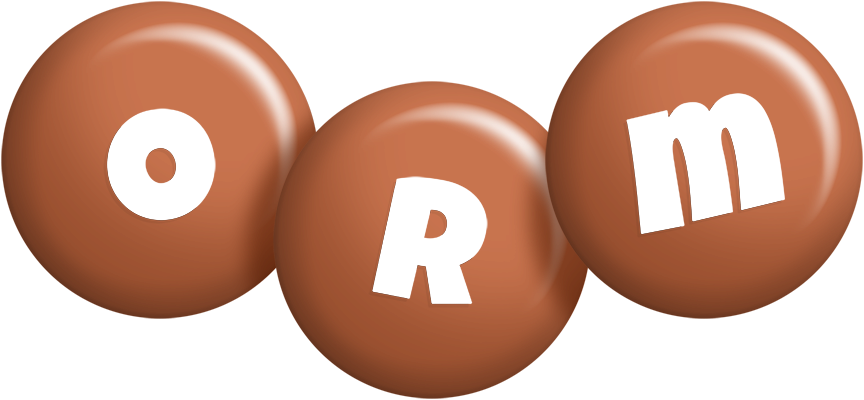 Orm candy-brown logo