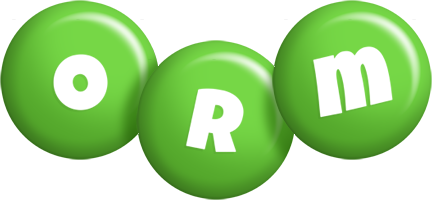 Orm candy-green logo