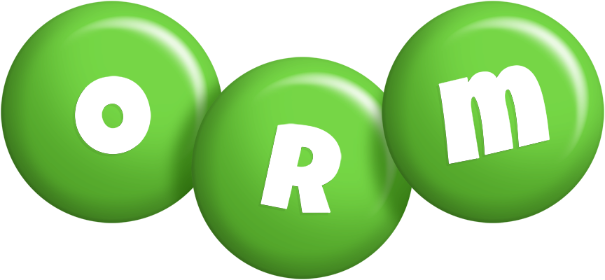 Orm candy-green logo