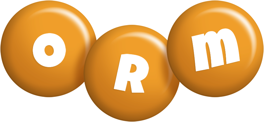 Orm candy-orange logo