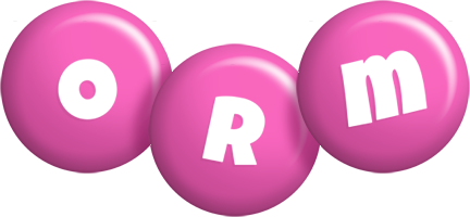 Orm candy-pink logo