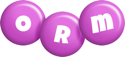 Orm candy-purple logo