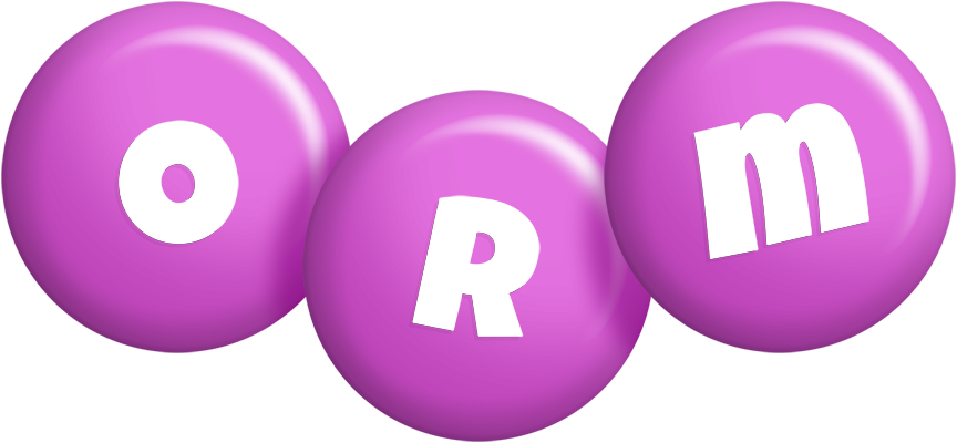 Orm candy-purple logo