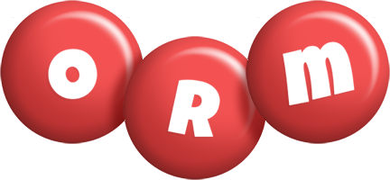 Orm candy-red logo