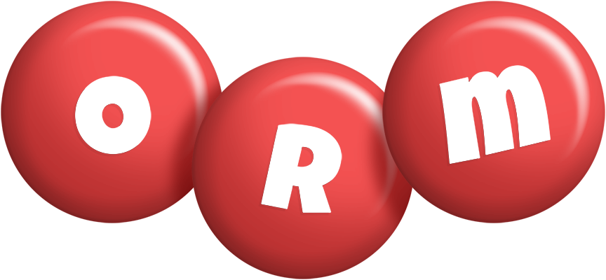 Orm candy-red logo