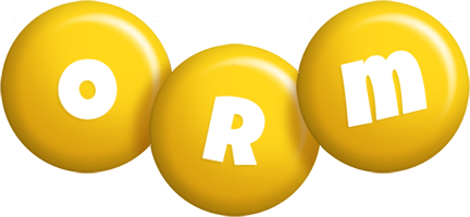 Orm candy-yellow logo