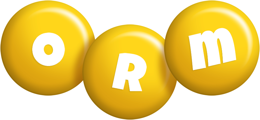 Orm candy-yellow logo