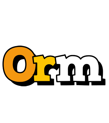 Orm cartoon logo