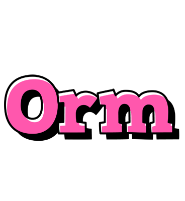 Orm girlish logo