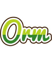 Orm golfing logo