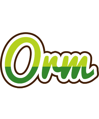 Orm golfing logo