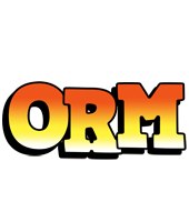 Orm sunset logo