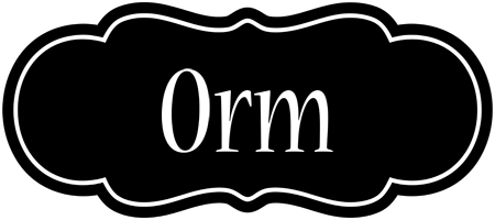 Orm welcome logo