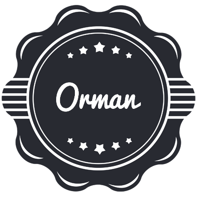 Orman badge logo