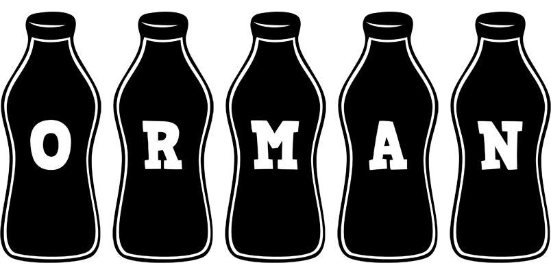 Orman bottle logo