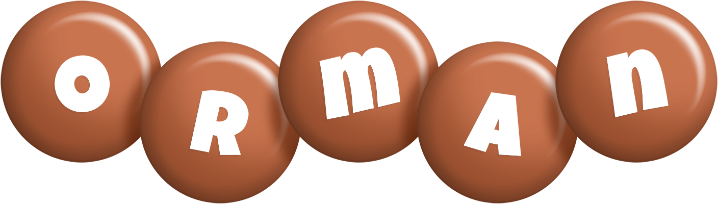 Orman candy-brown logo