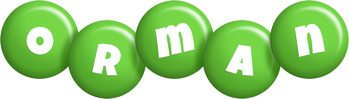 Orman candy-green logo