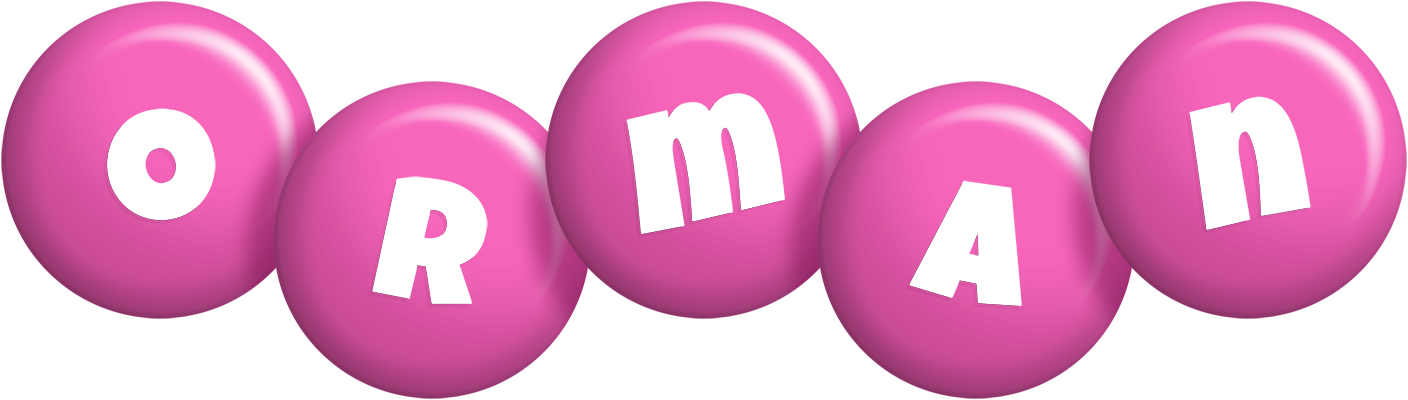 Orman candy-pink logo