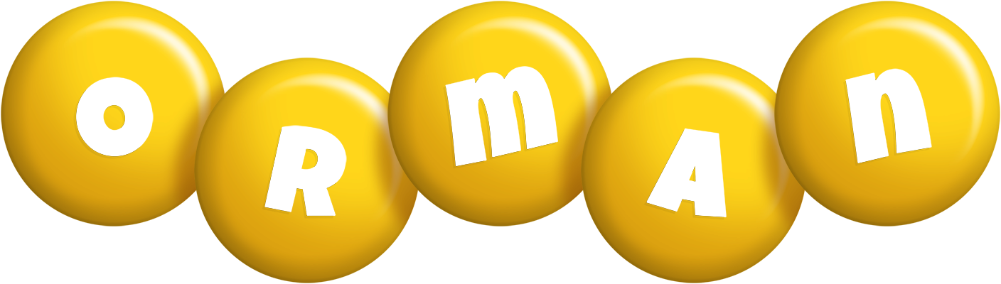 Orman candy-yellow logo