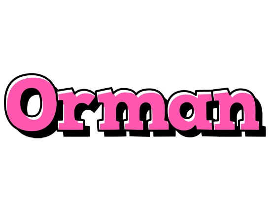 Orman girlish logo