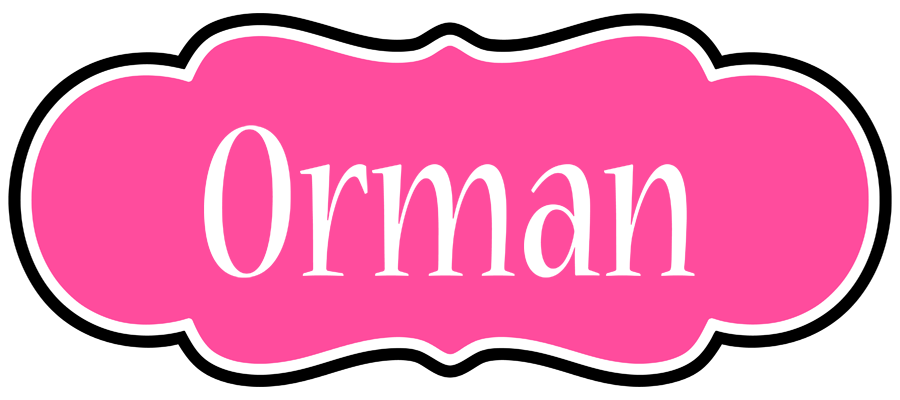 Orman invitation logo