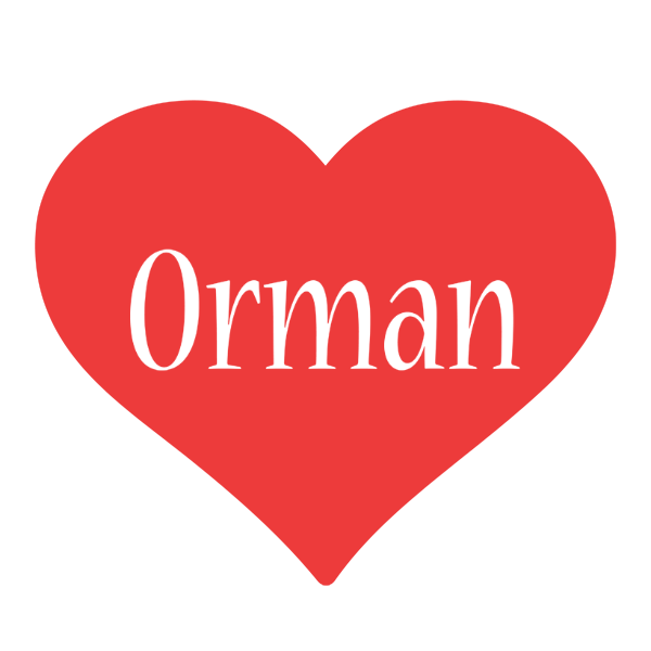Orman love logo