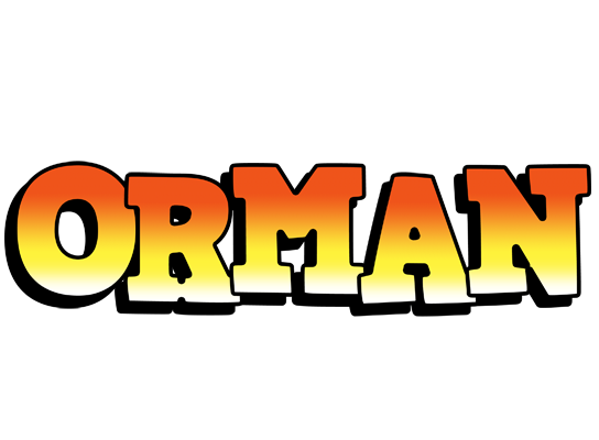 Orman sunset logo