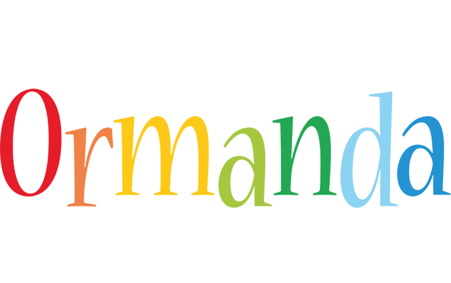 Ormanda birthday logo
