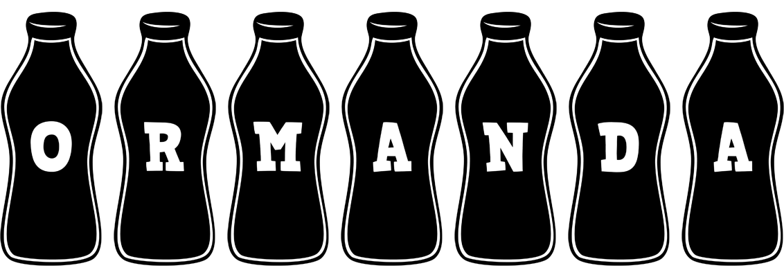 Ormanda bottle logo