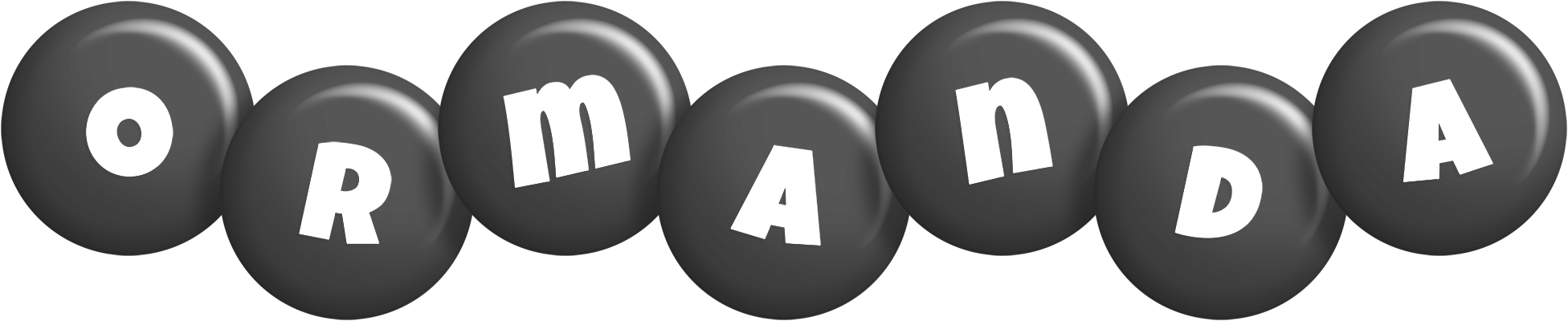Ormanda candy-black logo
