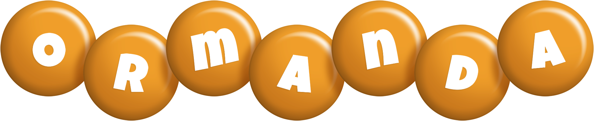 Ormanda candy-orange logo