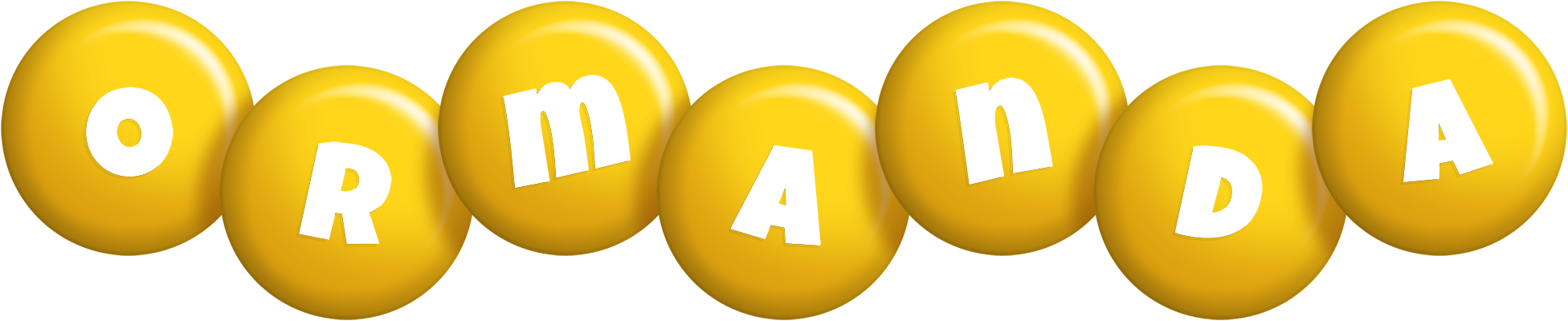 Ormanda candy-yellow logo