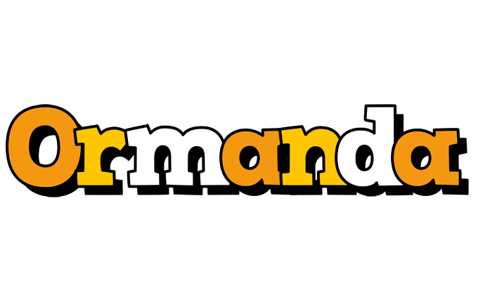 Ormanda cartoon logo