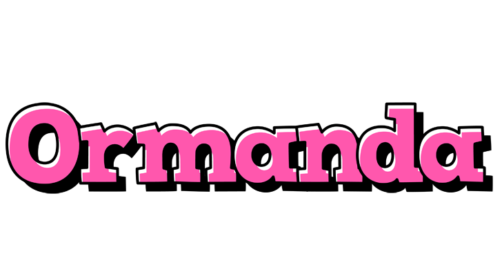 Ormanda girlish logo