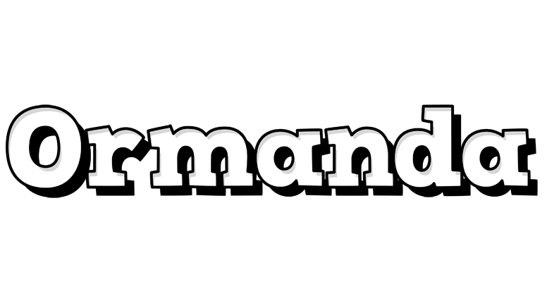 Ormanda snowing logo