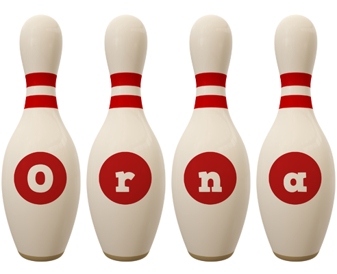 Orna bowling-pin logo