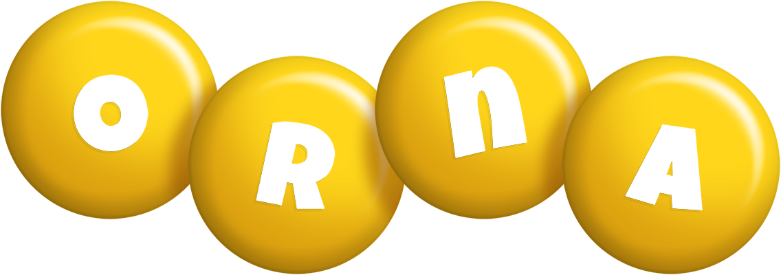 Orna candy-yellow logo