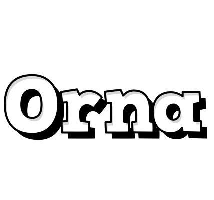 Orna snowing logo
