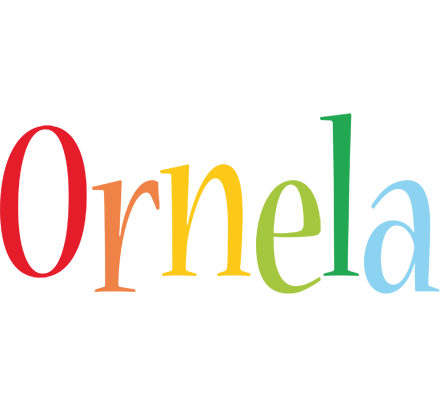 Ornela birthday logo