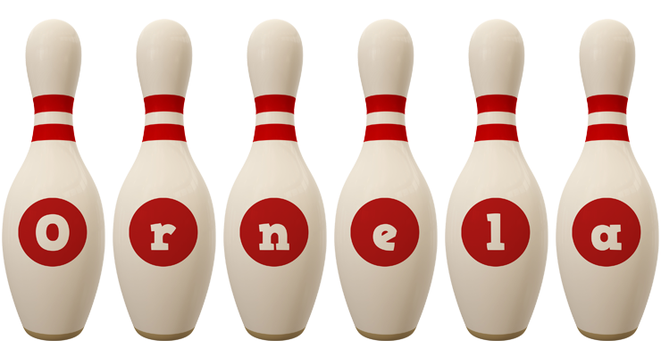 Ornela bowling-pin logo