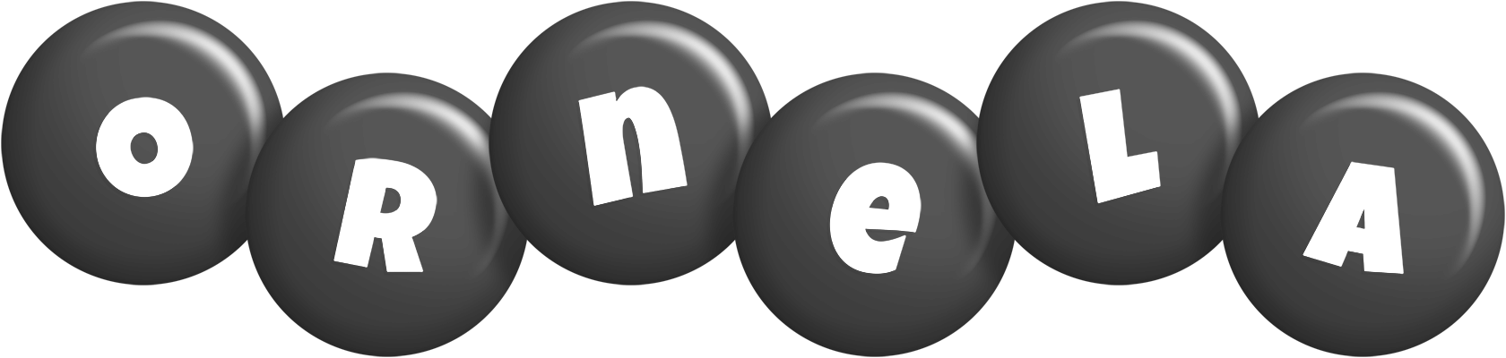 Ornela candy-black logo