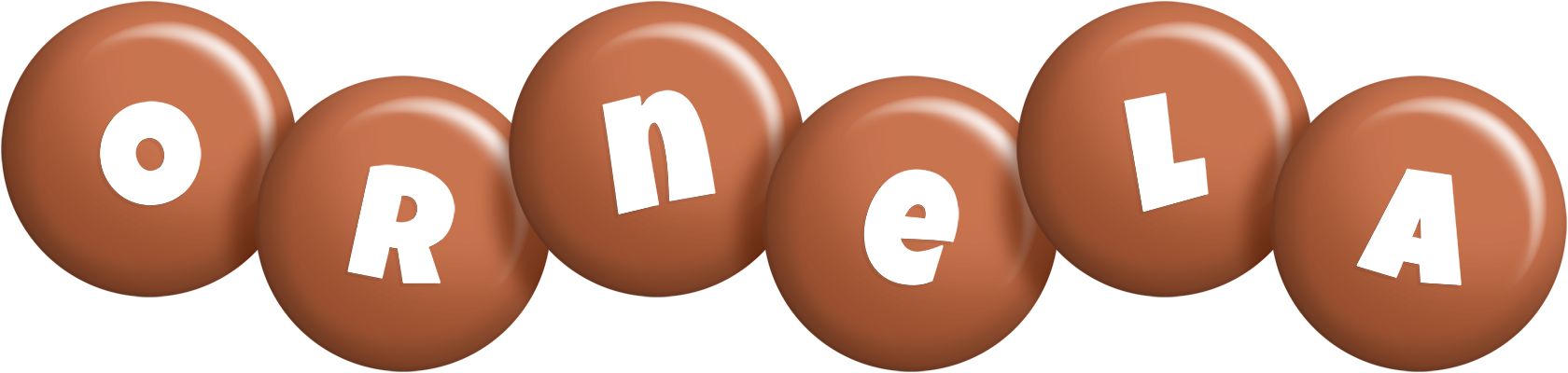 Ornela candy-brown logo