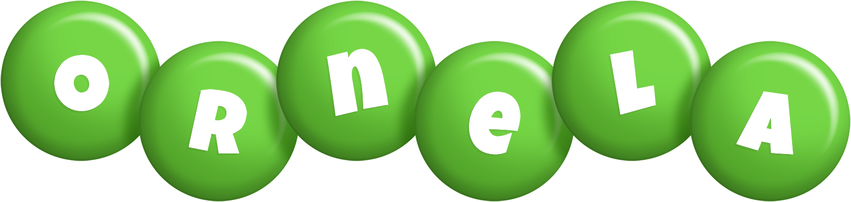Ornela candy-green logo