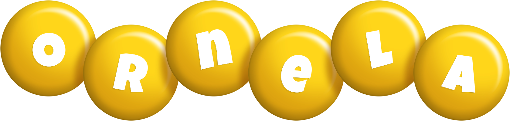 Ornela candy-yellow logo