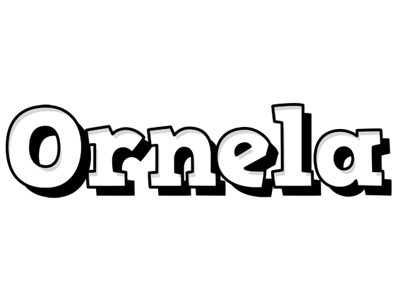Ornela snowing logo