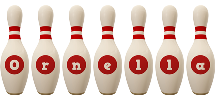 Ornella bowling-pin logo