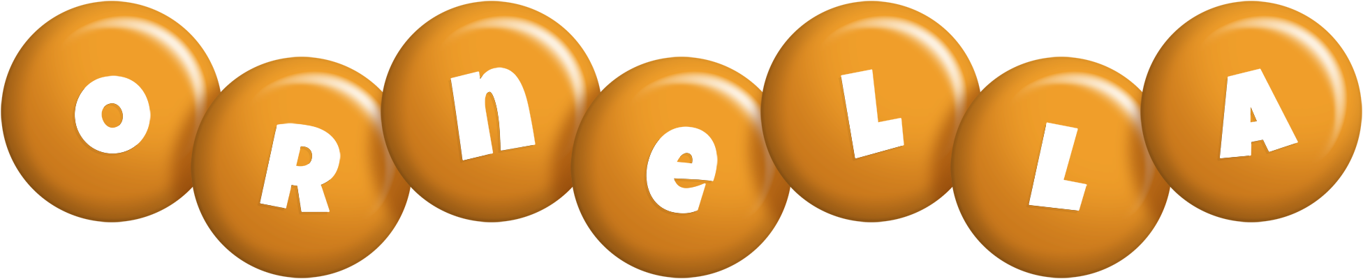 Ornella candy-orange logo