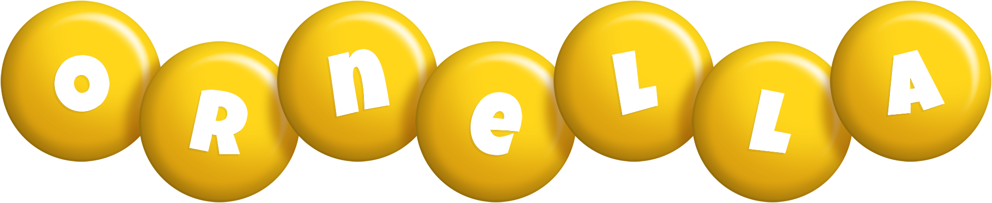 Ornella candy-yellow logo