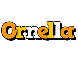 Ornella cartoon logo