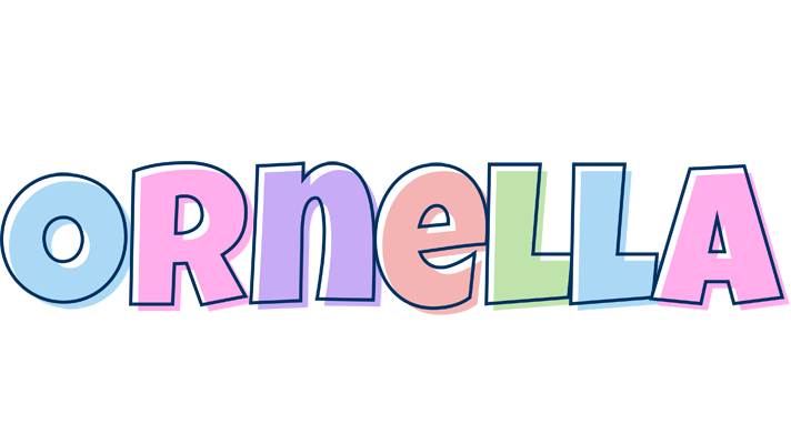 Ornella pastel logo